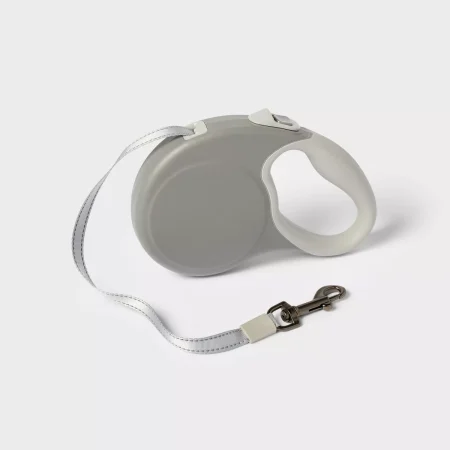 Retractable Dog Leash - Gray
